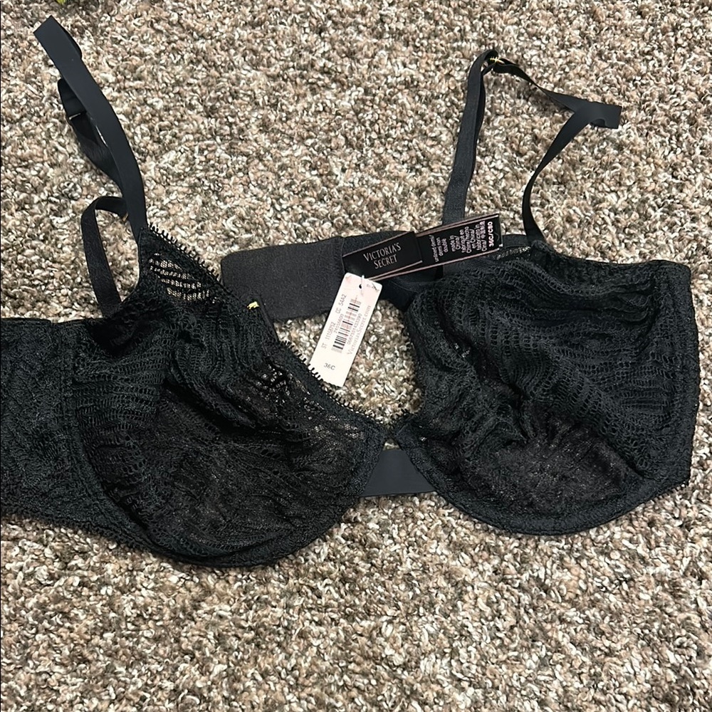 Victoria's Secret Black Lace Bra
